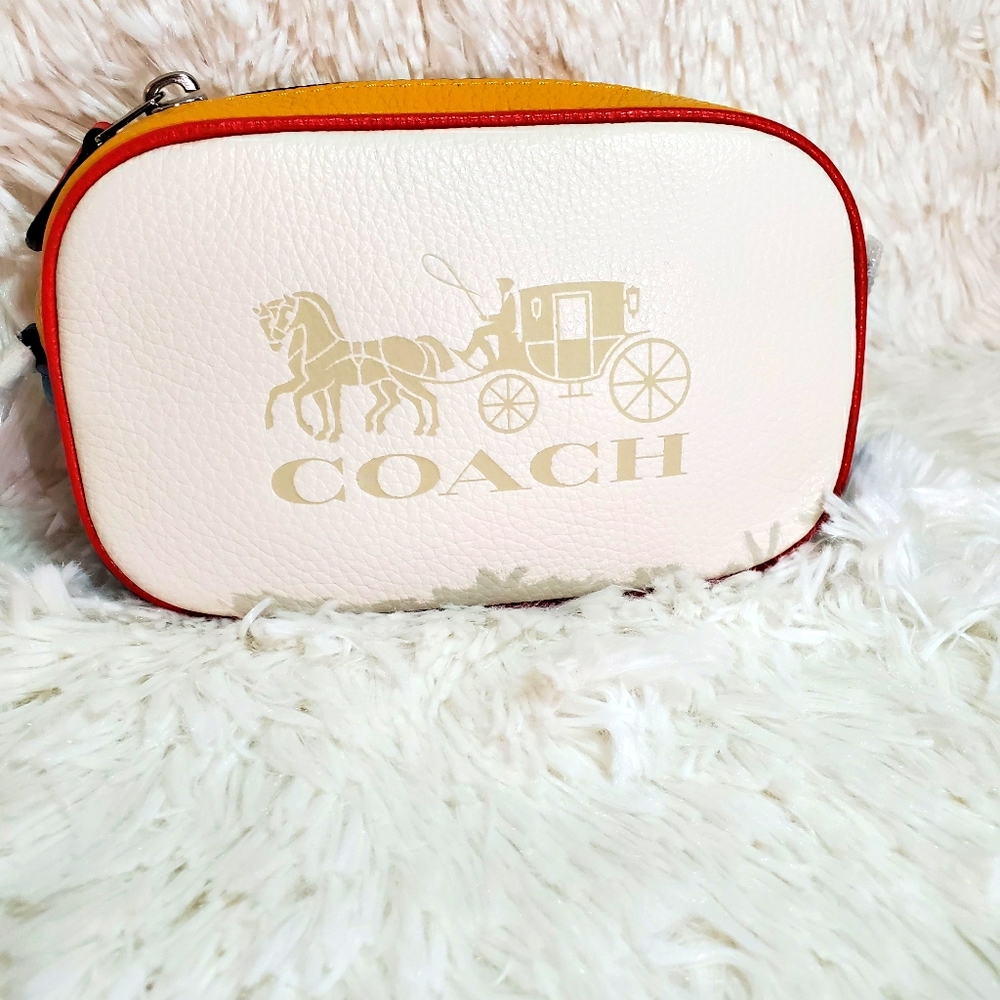 Original Coach Jes crossbody Belt bag in colorblock.
